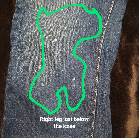 Levis size 8 low rise boot cut jeans - Picture 5 of 7